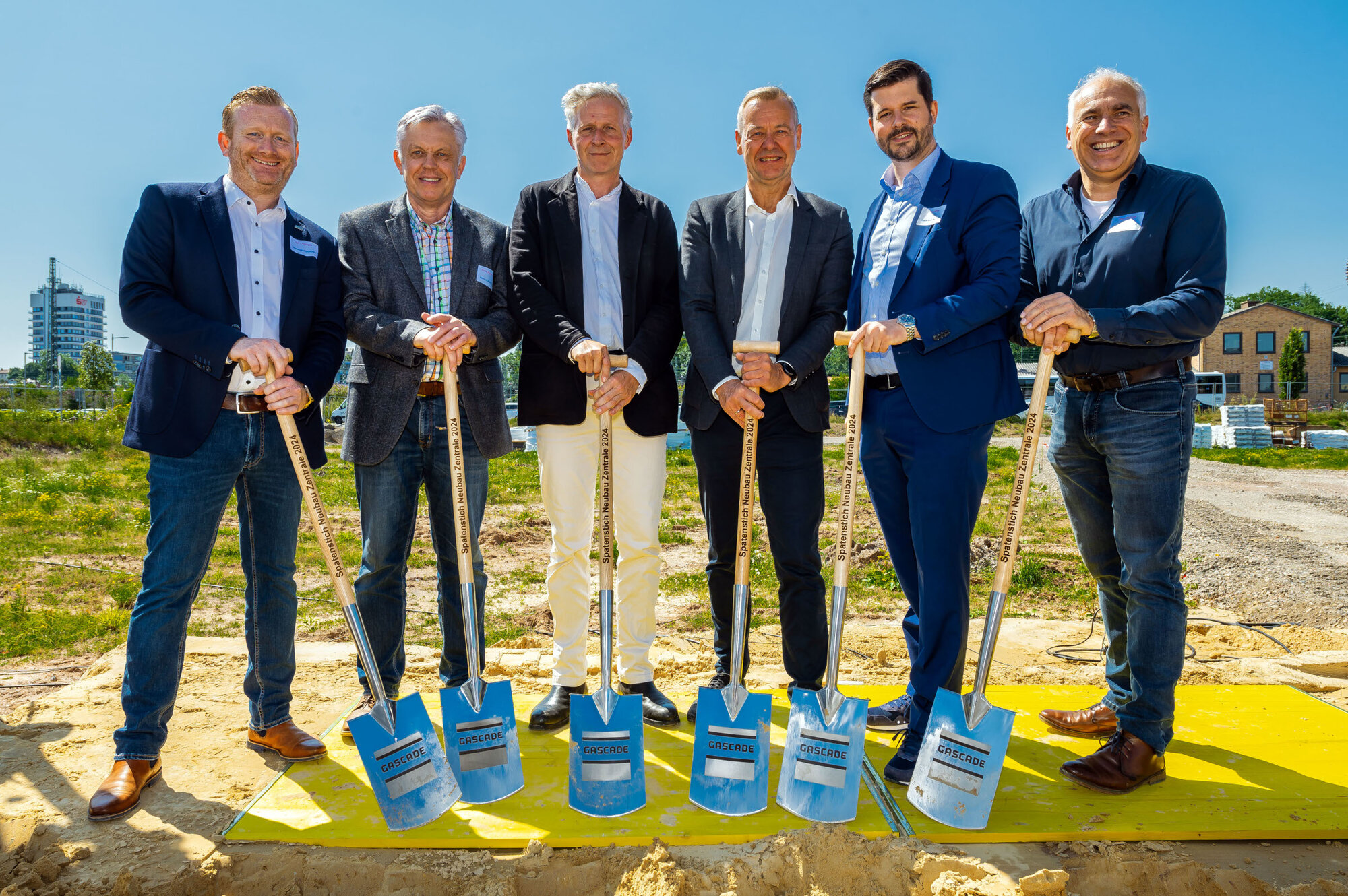 The start of construction of the new company headquarters