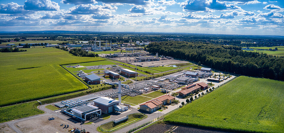 Foto von der Verdichterstation Rehden