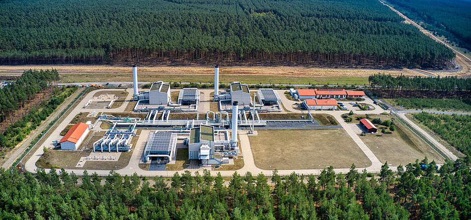 Foto von der Verdichterstation Radeland 1