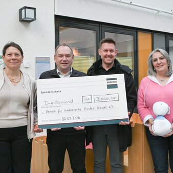 Together for a good cause: GASCADE supports the Panama day care center and association for children with cancer