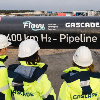 GASCADE puts 400 kilometers of hydrogen core network into operation GASCADE puts 400 kilometers of hydrogen core network into operation
