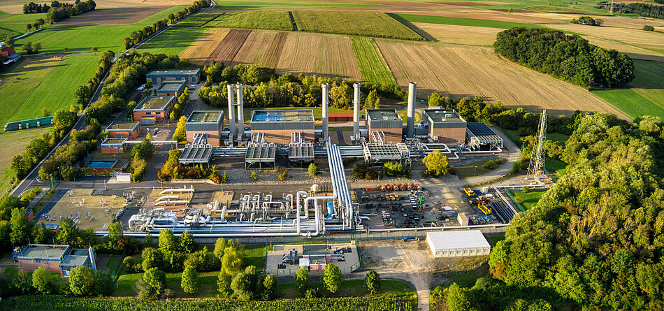 Foto von der Verdichterstation Reckrod