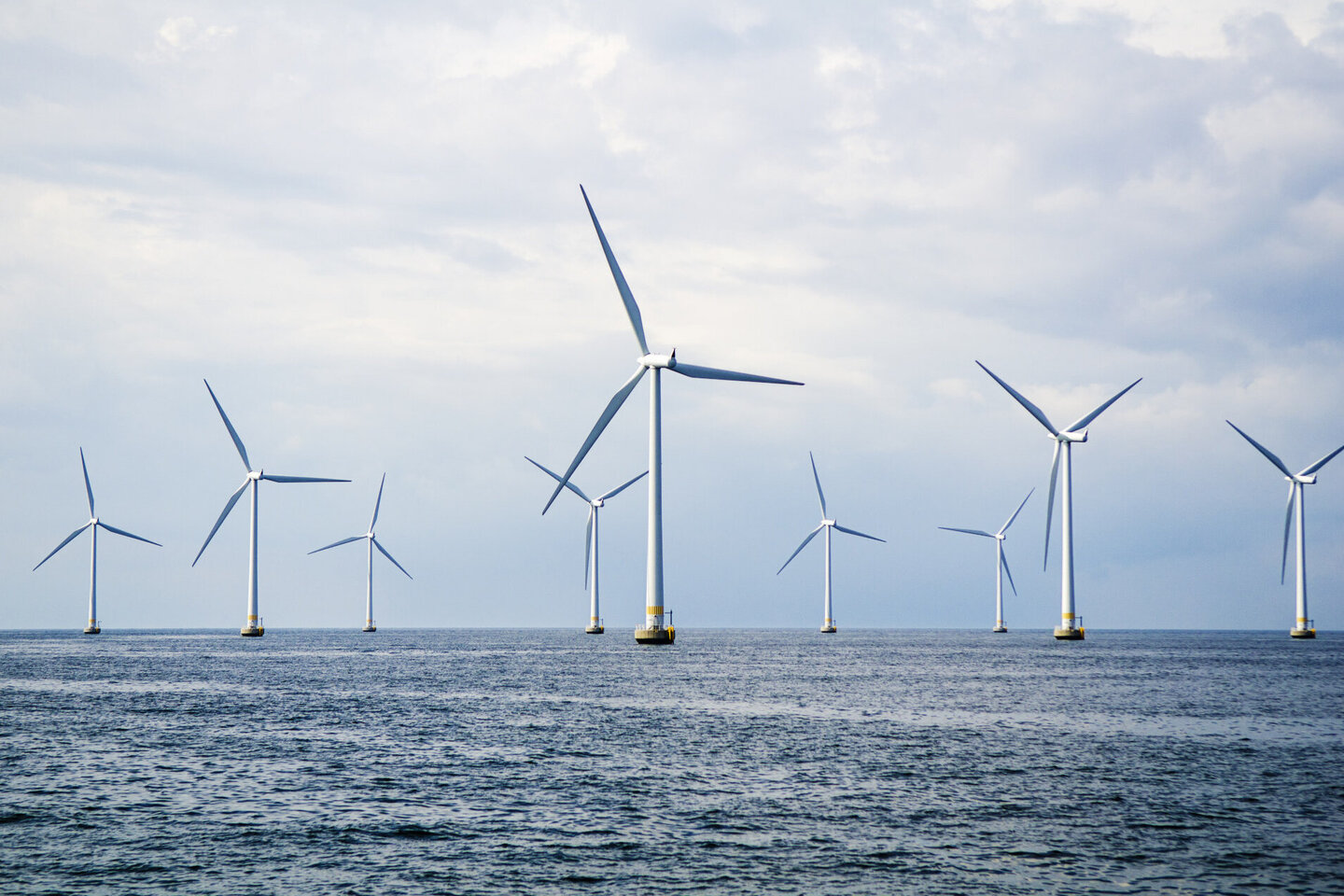 Produktion von Wasserstoff durch Windräder