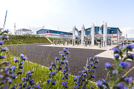 Foto von einer Gasdruckregelmessanlage in Deutschneudorf (Sachsen)