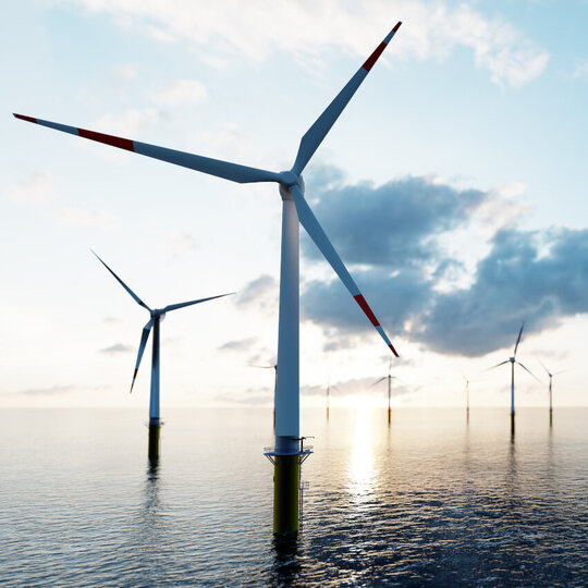Offshore hydrogen production with the help of wind energy