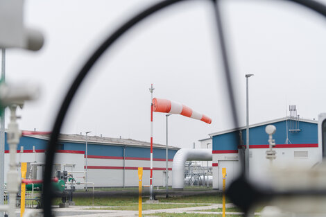 Foto von einer Gasdruckregelmessanlage in Lubmin (Mecklenburg-Vorpommern)