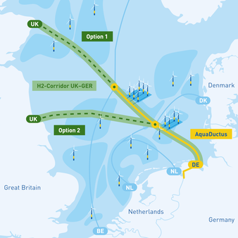 Deutschland und Großbritannien stärken ihre Energiepartnerschaft mit einer geplanten Offshore-Wasserstoff-Pipeline zwischen den beiden Ländern.